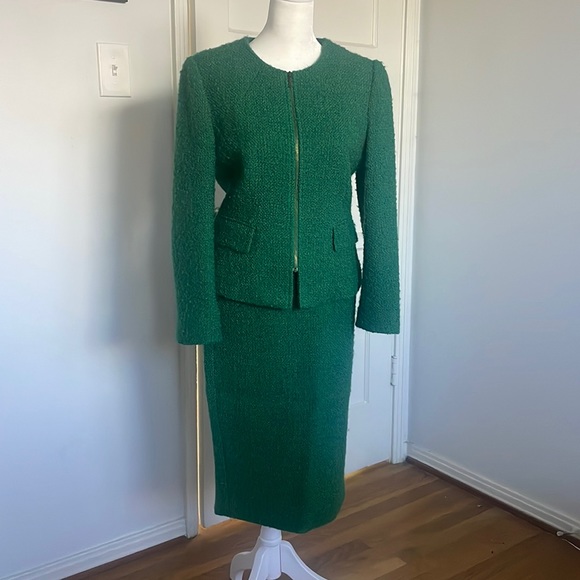 Hobbs US 4 green suit ASO Kate Middleton 2 piece royal - Picture 4 of 12